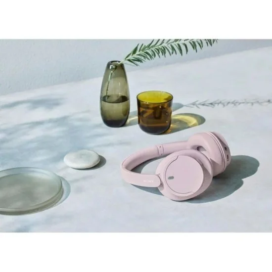 Sony Noise Canceling Wireless Headphones Bluetooth with Microphone - PINK